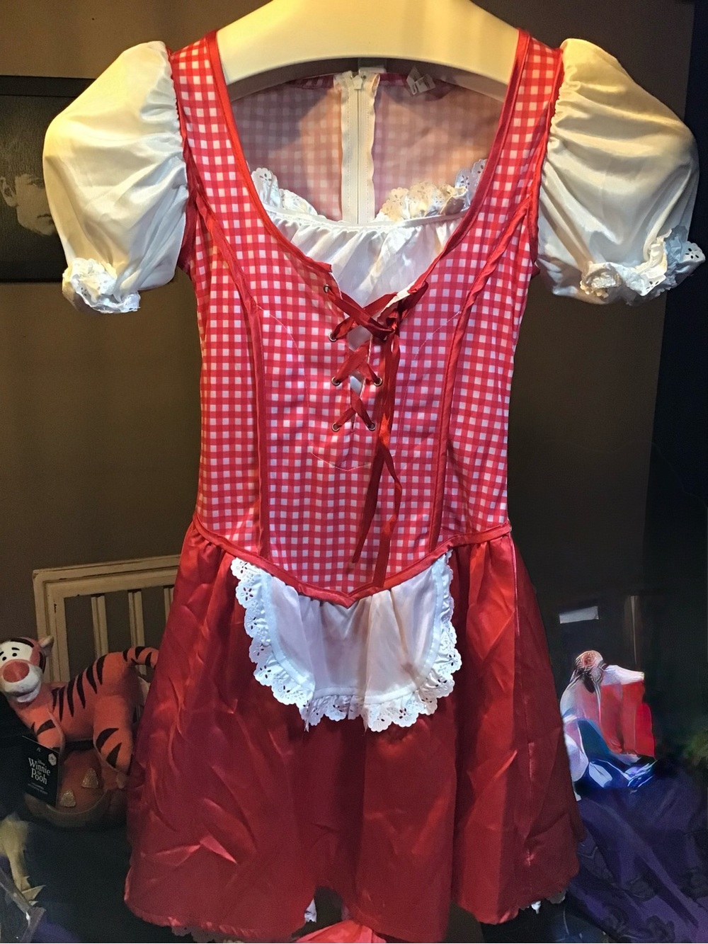 Little red riding hood woman costume dress size large 12-14